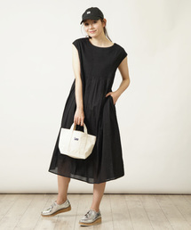 INTERPLANET | コットンボイルピンタックワンピース(ワンピース)