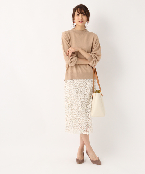 GLOBAL WORK（グローバルワーク）の「１４ゲージタートルボリュームプルオーバー/822855（ニット/セーター・レディース・パープル系その他2/ベージュ/ホワイト/ブラック・MEDIUM/LARGE）」の15枚目の写真