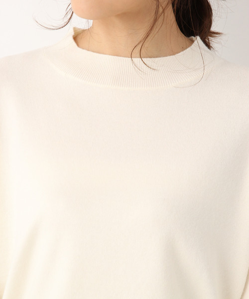 GLOBAL WORK（グローバルワーク）の「１４ゲージタートルボリュームプルオーバー/822855（ニット/セーター・レディース・パープル系その他2/ベージュ/ホワイト/ブラック・MEDIUM/LARGE）」の7枚目の写真