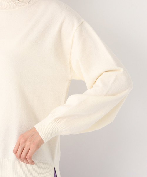 GLOBAL WORK（グローバルワーク）の「１４ゲージタートルボリュームプルオーバー/822855（ニット/セーター・レディース・パープル系その他2/ベージュ/ホワイト/ブラック・MEDIUM/LARGE）」の6枚目の写真