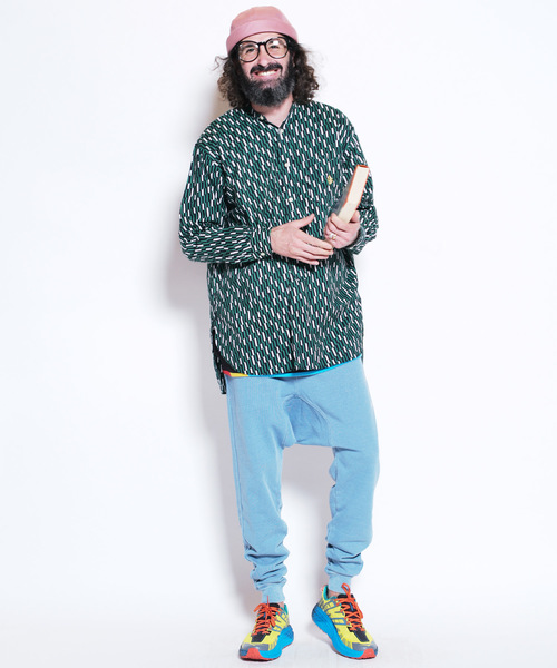 ALDIES(アールディーズ)の「Stand Shower Shirt / スタンドシャワーシャツ(シャツ/ブラウス・メンズ・ネイビー/グリーン/ブラウン・SMALL/MEDIUM/LARGE)」の2枚目の写真