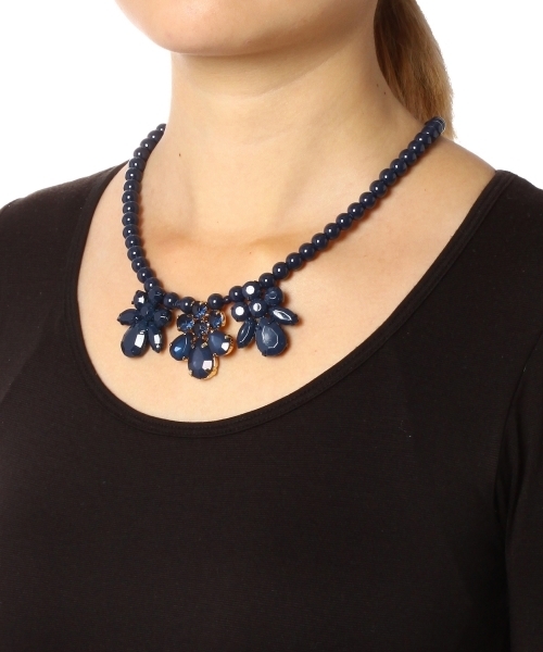 Another Edition（アナザーエディション）の「AE シンプル BJ NL（ネックレス・レディース・オフホワイト/ネイビー・フリー）」の7枚目の写真