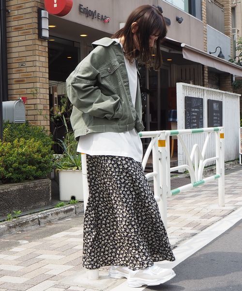 tiptop（ティップトップ）の「2020SS バックボタンビッグGジャン（その他アウター・レディース・カーキ/オフホワイト/ベージュ/ブルー/ブラック・FREE）」の15枚目の写真