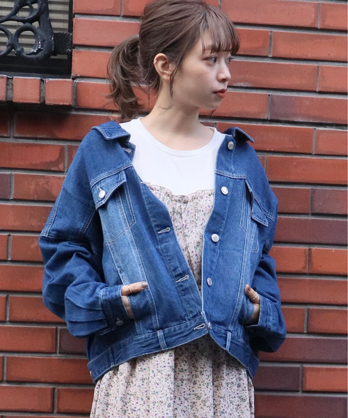 tiptop（ティップトップ）の「2020SS バックボタンビッグGジャン（その他アウター・レディース・カーキ/オフホワイト/ベージュ/ブルー/ブラック・FREE）」の22枚目の写真