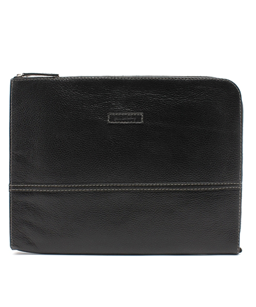 green label relaxing（グリーンレーベルリラクシング）の「□AP BUFFALO ドキュメントケース ◆（クラッチバッグ・メンズ・ブラック/ネイビー・フリー）」の2枚目の写真