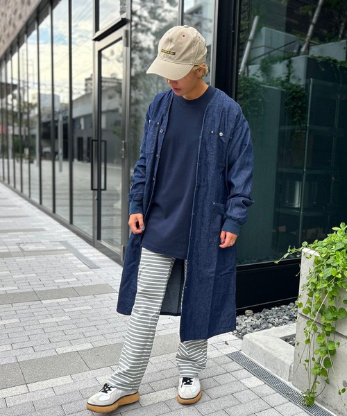 Born（ボーン）の「Born Stretch Border Easy Pants（スウェットパンツ・レディース・オフホワイト/ブラック/杢グレー/ネイビー・FREE）」の10枚目の写真