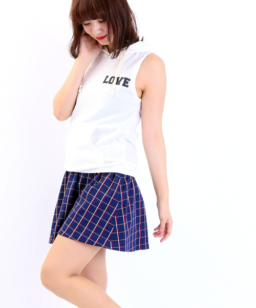 WEGO（ウィゴー）の「WEGO/ウエストフリルリバーシブルスカート（スカート・レディース・ホワイト/ブラック系その他/ブルー/ブルー系その他・FREE）」の17枚目の写真