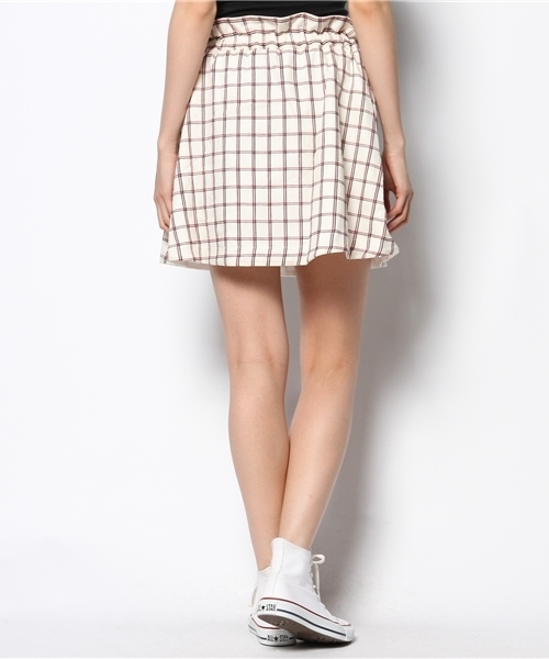 WEGO（ウィゴー）の「WEGO/ウエストフリルリバーシブルスカート（スカート・レディース・ホワイト/ブラック系その他/ブルー/ブルー系その他・FREE）」の6枚目の写真