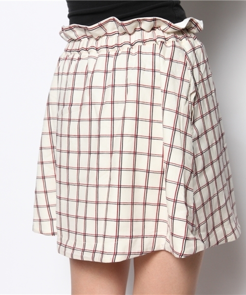 WEGO（ウィゴー）の「WEGO/ウエストフリルリバーシブルスカート（スカート・レディース・ホワイト/ブラック系その他/ブルー/ブルー系その他・FREE）」の8枚目の写真