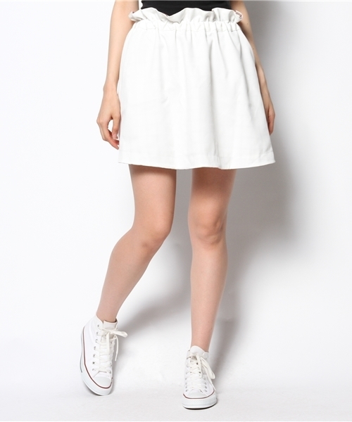 WEGO（ウィゴー）の「WEGO/ウエストフリルリバーシブルスカート（スカート・レディース・ホワイト/ブラック系その他/ブルー/ブルー系その他・FREE）」の5枚目の写真