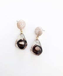 アクリルデザインピアス