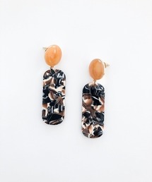 アクリルデザインピアス
