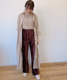 VANNIE U | VANNIE U シアーシャツワンピース(ワンピース)