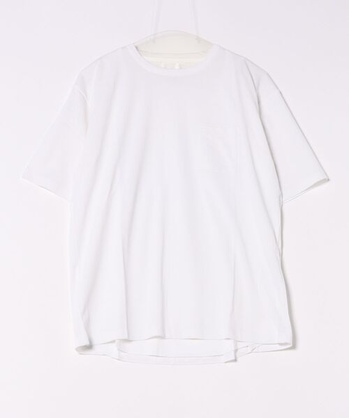 B.I.D.（ビーアイディー）の「《Bl》:ポケット付きTシャツ タンクトップアンサンブル（Tシャツ/カットソー・レディース・キャメル/ブラウン/ホワイト/ブラック・LARGE/MEDIUM）」の2枚目の写真