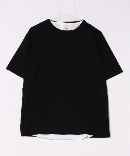 B.I.D.（ビーアイディー）の「《Bl》:ポケット付きTシャツ タンクトップアンサンブル（Tシャツ/カットソー・レディース・キャメル/ブラウン/ホワイト/ブラック・LARGE/MEDIUM）」の3枚目の写真