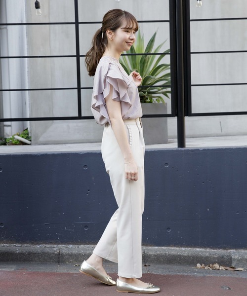 flower（フラワー）の「ブルーミングレースブラウス（シャツ/ブラウス・レディース・ホワイト/ブルー/パープル・FREE）」の20枚目の写真