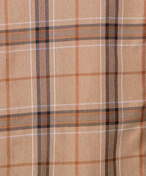 WEGO（ウィゴー）の「WEGO/【セットアップ対応商品】TRビッグシルエットチェックシャツ/シャツジャケット（シャツ/ブラウス・メンズ・ブラウン系その他2/ベージュ系その他2/ベージュ系その他3・MEDIUM/LARGE）」の15枚目の写真