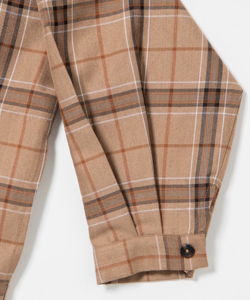 WEGO（ウィゴー）の「WEGO/【セットアップ対応商品】TRビッグシルエットチェックシャツ/シャツジャケット（シャツ/ブラウス・メンズ・ブラウン系その他2/ベージュ系その他2/ベージュ系その他3・MEDIUM/LARGE）」の18枚目の写真
