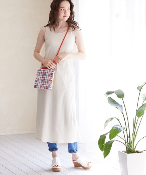 VIS(ビス)の「【LAUGOA】MUNCHEショルダーバッグ(ショルダーバッグ・レディース・ホワイト/レッド・FREE)」の10枚目の写真