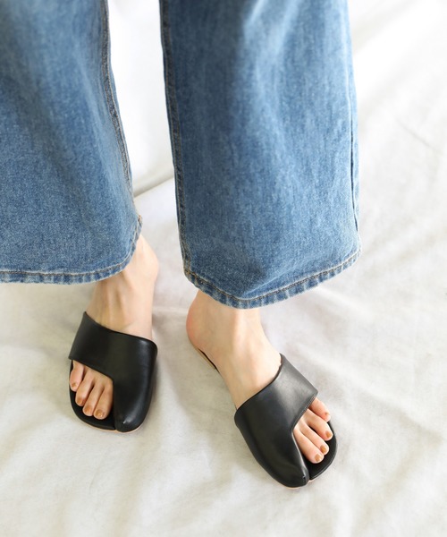 タビフラットサンダル ぺたんこ親指トングサンダル サンダル Select Select Moca セレクトモカ のサンダル タビフラットサンダル ぺたんこ親指トングサンダル を購入できます Select サンダル Moca セレクトモカ のファッション 送料無料 国産