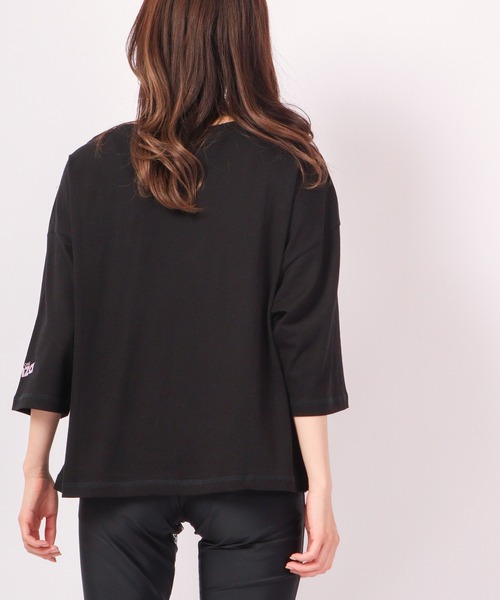 DIMENSIONE danza（ディメンシオーネ ダンツァ）の「ショルダーストーン五分袖カットソー（Tシャツ/カットソー・レディース・ホワイト/ブラック・SMALL/MEDIUM/X-SMALL）」の8枚目の写真