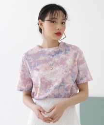 ユニーク　タイダイ柄　 コットンTシャツ