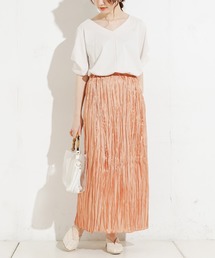 natural couture | キラキラワッシャーナロースカート(スカート)