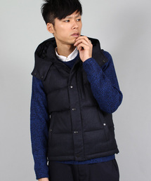 MEN'S BIGI | フーデッドダウンベスト/French Down(ダウンベスト)