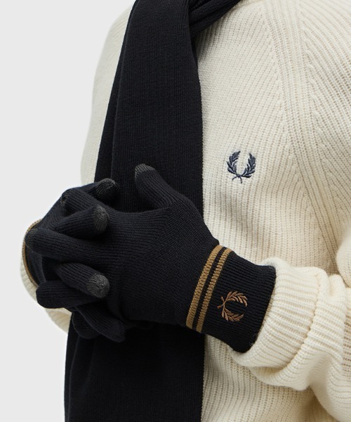 セール】Twin Tipped Merino Wool Gloves／ティップラインメリノウール