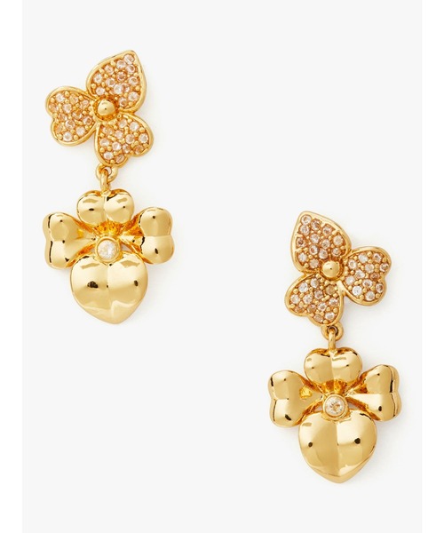 プレシャス パンジー パヴェ ドロップ ピアス ピアス 両耳用 Kate Spade New York ケイトスペード ニューヨーク のファッション通販 Zozotown
