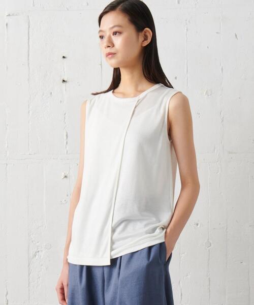 洗える テンセルジャージー Joseph テンセルジャージー カットソー Tシャツ カットソー Joseph ノースリーブ カットソー Kkjbba0003 を購入できます Joseph Studio ジョゼフストゥディオ のファッション