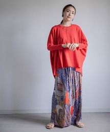 miniyu | 《WEB限定》エスニック柄・マキシワンピース(ワンピース)