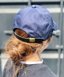 wears（ウェアーズ）の「【wears original】STONE WASHED TWILL CAP 本革 ベルト キャップ ハット（キャップ）」