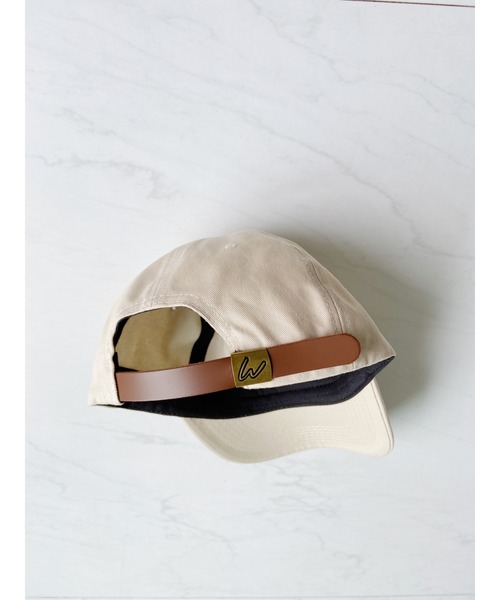 wears(ウェアーズ)の「【wears original】STONE WASHED TWILL CAP 本革 ベルト キャップ ハット(キャップ・レディース・ベージュ/カーキ/サンドベージュ/チャコール/ブラック/キャメル/グレー/アイボリー/グリーン/ネイビー/ブラック系その他/ライトブルー/ブルー・FREE)」の21枚目の写真