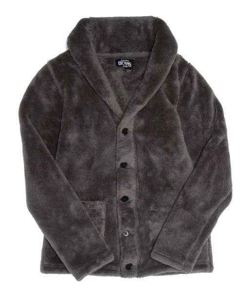 BEAMS（ビームス）の「◎BEAMS / ボア ショール カーディガン（カーディガン/ボレロ・メンズ・グレー/ネイビー・SMALL/MEDIUM/LARGE/X-LARGE）」の10枚目の写真