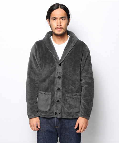 BEAMS（ビームス）の「◎BEAMS / ボア ショール カーディガン（カーディガン/ボレロ・メンズ・グレー/ネイビー・SMALL/MEDIUM/LARGE/X-LARGE）」の20枚目の写真