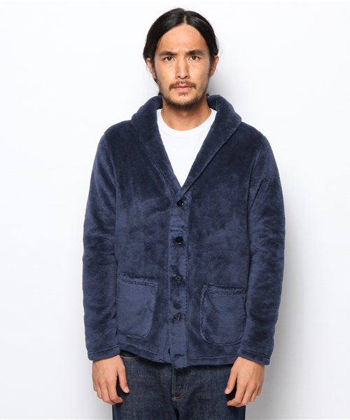 BEAMS（ビームス）の「◎BEAMS / ボア ショール カーディガン（カーディガン/ボレロ・メンズ・グレー/ネイビー・SMALL/MEDIUM/LARGE/X-LARGE）」の21枚目の写真