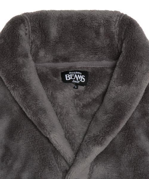 BEAMS（ビームス）の「◎BEAMS / ボア ショール カーディガン（カーディガン/ボレロ・メンズ・グレー/ネイビー・SMALL/MEDIUM/LARGE/X-LARGE）」の5枚目の写真