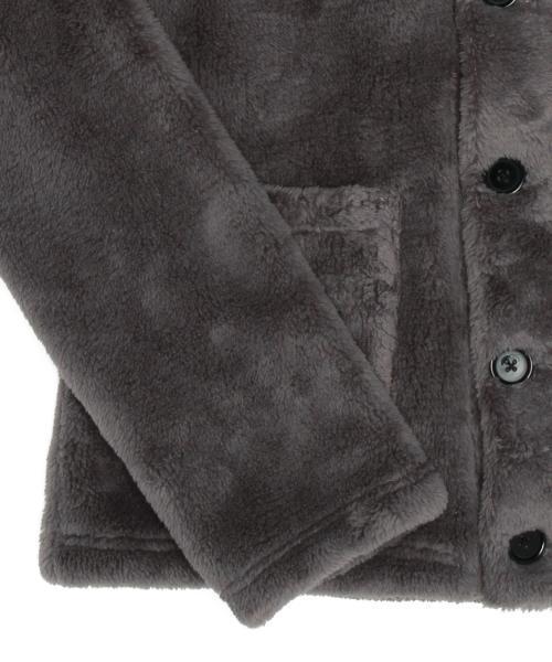 BEAMS（ビームス）の「◎BEAMS / ボア ショール カーディガン（カーディガン/ボレロ・メンズ・グレー/ネイビー・SMALL/MEDIUM/LARGE/X-LARGE）」の6枚目の写真