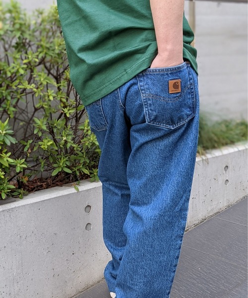 Carhartt(カーハート)の「carhartt/カーハート RELAXED-FIT TAPERED JEAN(デニムパンツ・メンズ・ブルー/ライトブルー・32inch/34inch/36inch/30inch)」の14枚目の写真