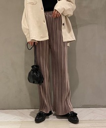 BARAK | 【ZOZOTOWN限定】スウェードタッチプリーツワイドパンツ(その他パンツ)