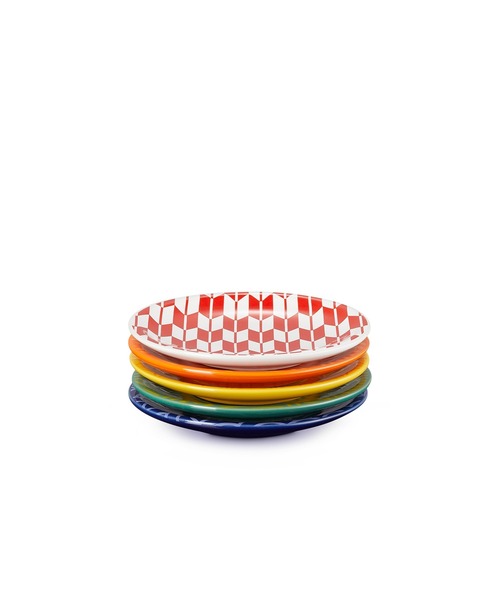 ル・クルーゼ　LE CREUSET　和柄　5枚セット　豆皿　WAGARA ルクルーゼ ミニ・ラウンド・プレート (5枚入り) ワガラ
