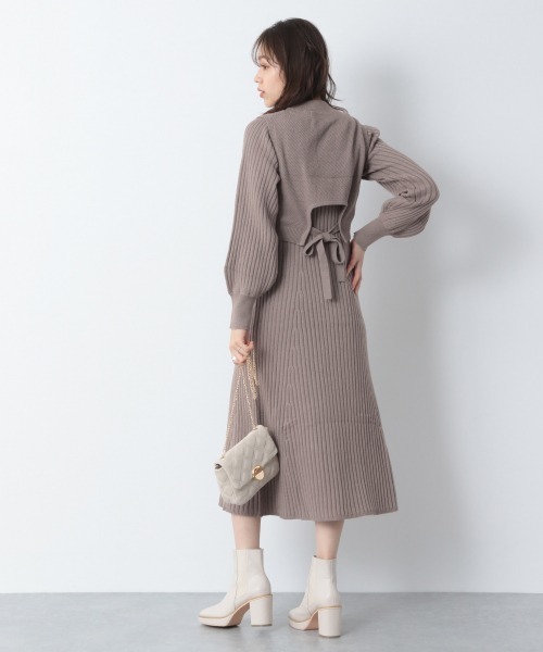 Heather（ヘザー）の「ベストツキニットワンピース　921564（ワンピース・レディース・ブラック/ベージュ/グリーン系その他・FREE）」の9枚目の写真