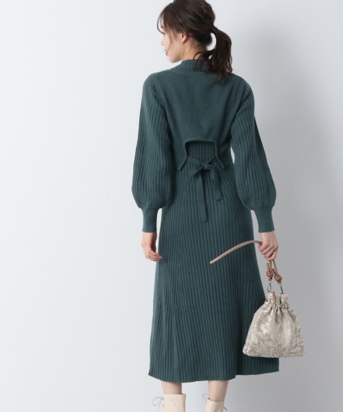 ワンピースベストツキニットワンピース ワンピース Heather ヘザー のファッション