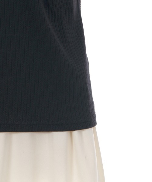 axes femme（アクシーズファム）の「ローズガーデン×蝶レースＰＯ（Tシャツ/カットソー・レディース・ブラック/モカ/ラベンダー/サックスブルー・MEDIUM）」の11枚目の写真