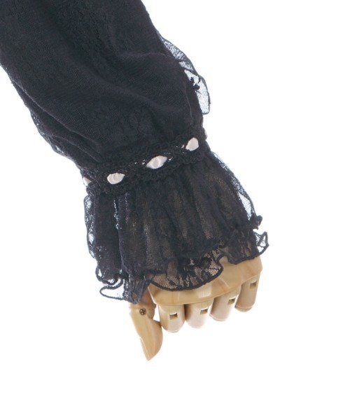 axes femme（アクシーズファム）の「ローズガーデン×蝶レースＰＯ（Tシャツ/カットソー・レディース・ブラック/モカ/ラベンダー/サックスブルー・MEDIUM）」の14枚目の写真