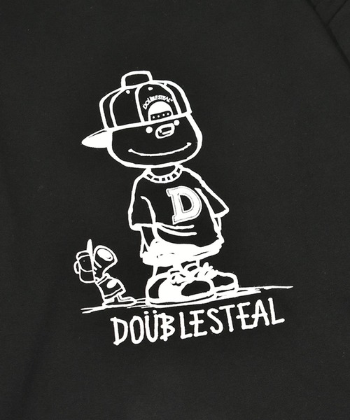 DOUBLE STEAL(ダブルスティール)の「With DOUBZ 長袖Tシャツ(Tシャツ/カットソー・メンズ・ホワイト/ブラック・MEDIUM/LARGE/X-LARGE/XX-LARGE)」の9枚目の写真