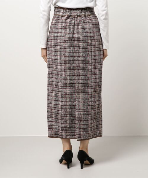 archives(アルシーヴ)の「ツイードパイピングスカート(スカート・レディース・グレー/ブラウン/ネイビー・MEDIUM)」の4枚目の写真