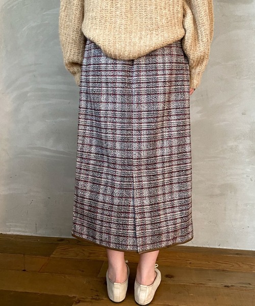 archives(アルシーヴ)の「ツイードパイピングスカート(スカート・レディース・グレー/ブラウン/ネイビー・MEDIUM)」の16枚目の写真