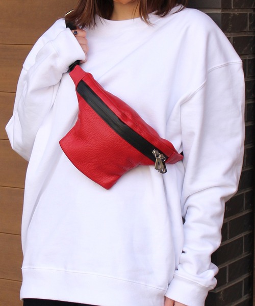 ITTI（イッチ）の「【ITTI】レザーウエストポーチ &R0185（ボディ